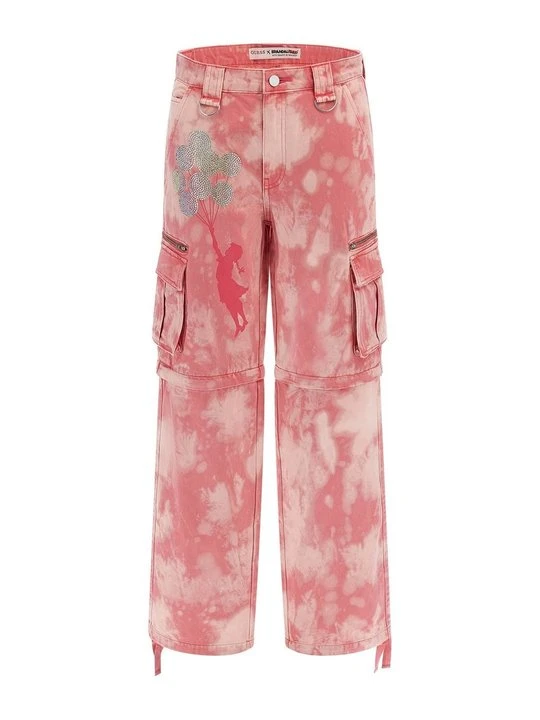 Zdjęcie produktu Jeansy Straight Leg Guess różowy