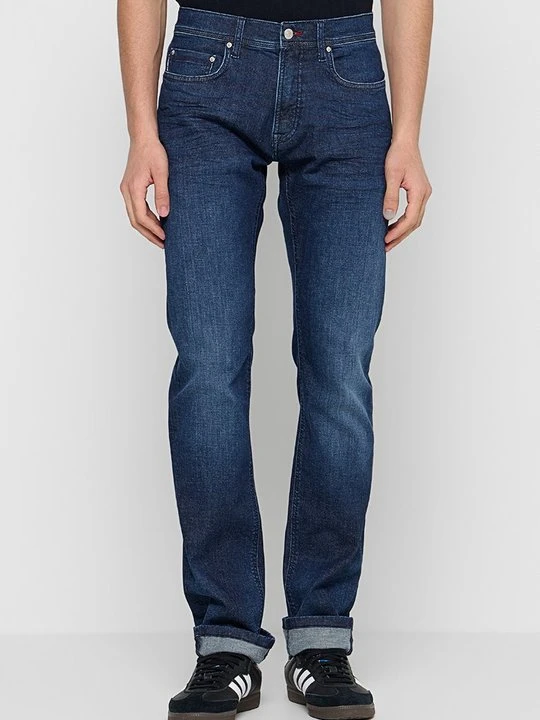 Zdjęcie produktu Jeansy Straight Leg HECHTER PARIS niebieski