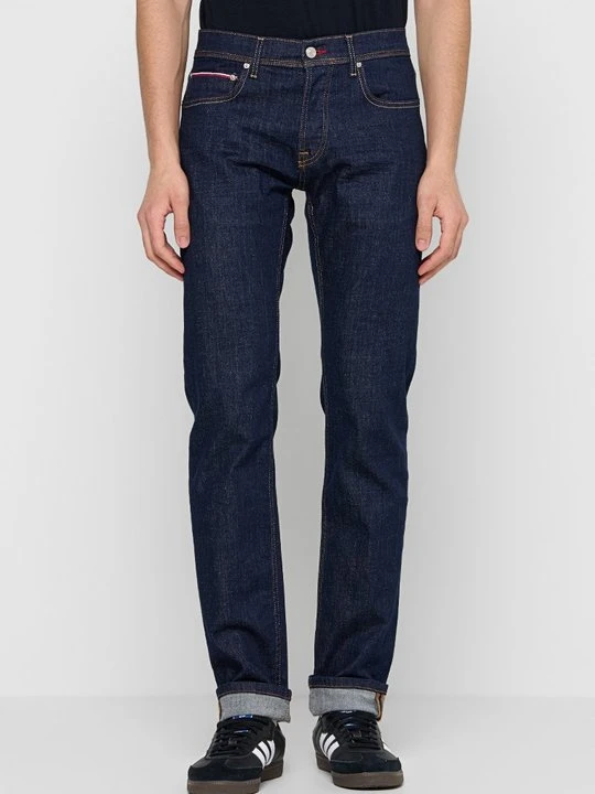 Zdjęcie produktu Jeansy Straight Leg HECHTER PARIS granatowy
