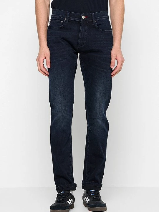 Zdjęcie produktu Jeansy Straight Leg HECHTER PARIS granatowy