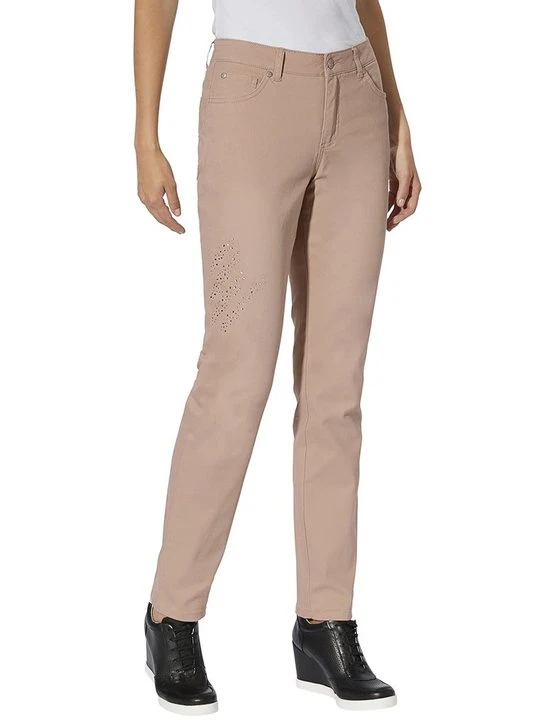Zdjęcie produktu Jeansy Straight Leg Heine beżowy