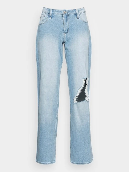 Zdjęcie produktu Jeansy Straight Leg Hollister Co. jasnoniebieski denim