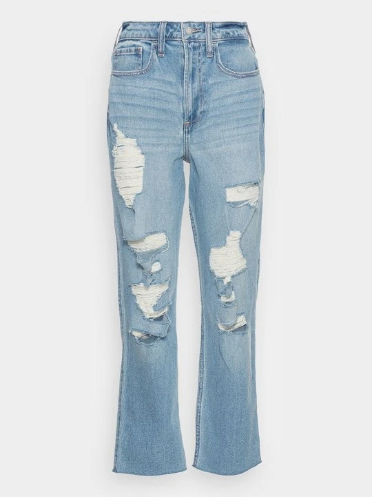Zdjęcie produktu Jeansy Straight Leg Hollister Co. niebieski denim