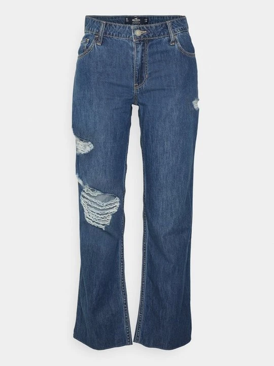 Zdjęcie produktu Jeansy Straight Leg Hollister Co. niebieski