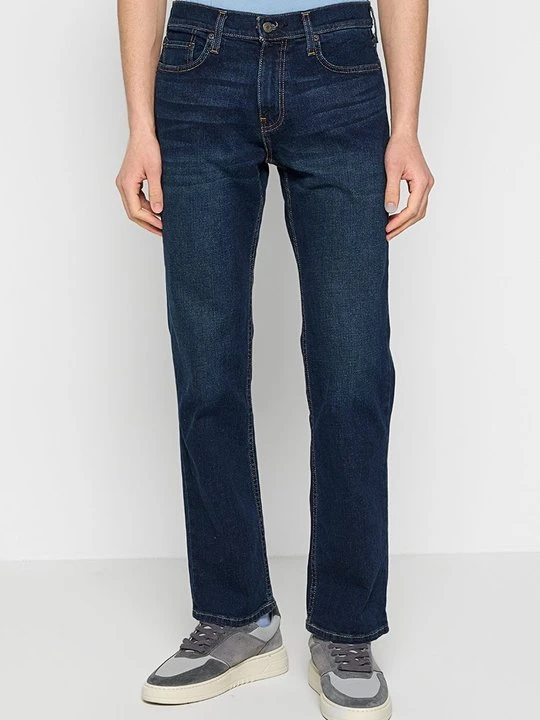Zdjęcie produktu Jeansy Straight Leg Hollister Co. granatowy