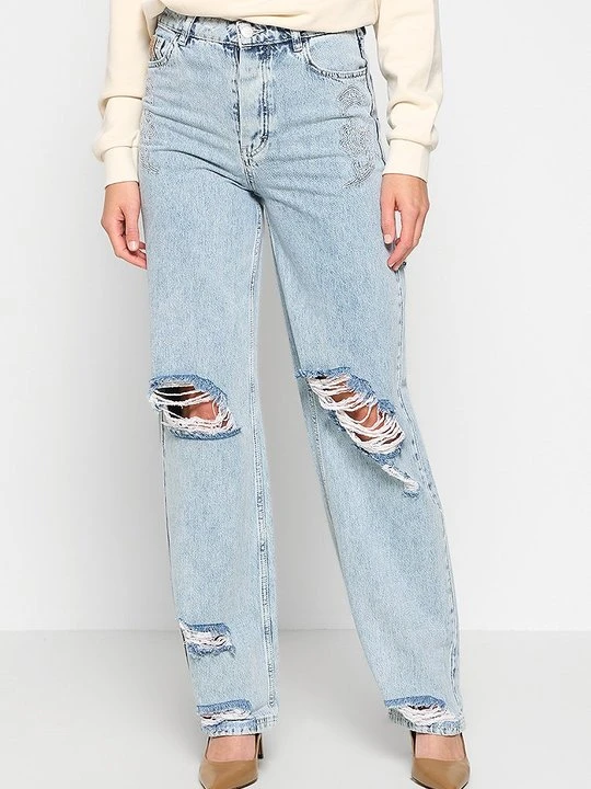 Zdjęcie produktu Jeansy Straight Leg Holzweiler jasnoniebieski