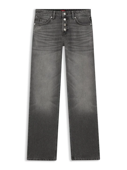 Zdjęcie produktu Jeansy Straight Leg Hugo srebrny