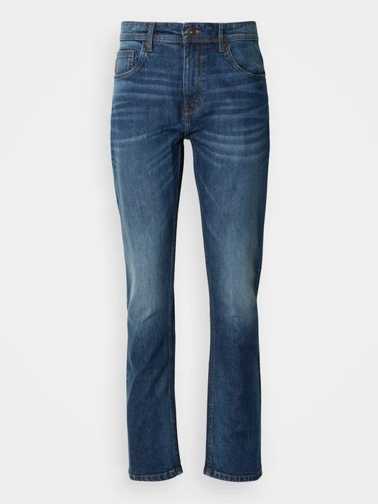 Zdjęcie produktu Jeansy Straight Leg INDICODE ciemnoniebieski