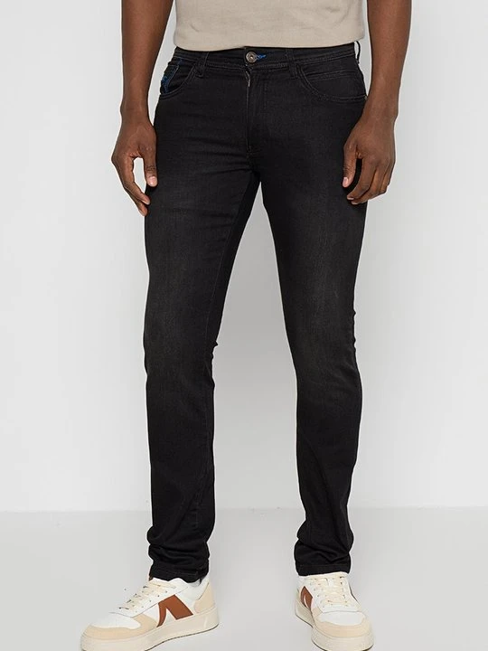 Zdjęcie produktu Jeansy Straight Leg INDICODE czarny