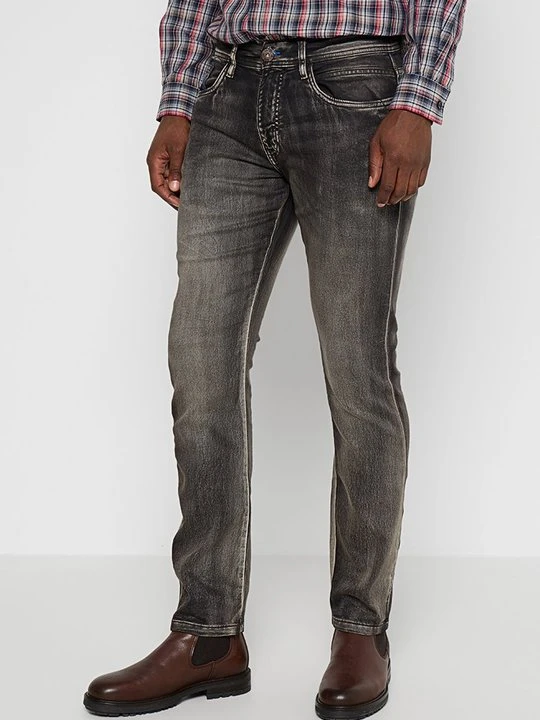 Zdjęcie produktu Jeansy Straight Leg INDICODE szary