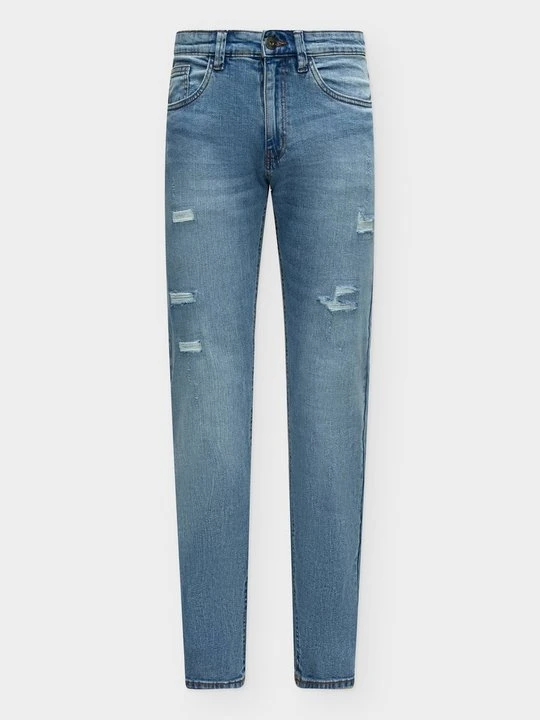 Zdjęcie produktu Jeansy Straight Leg INDICODE niebieski
