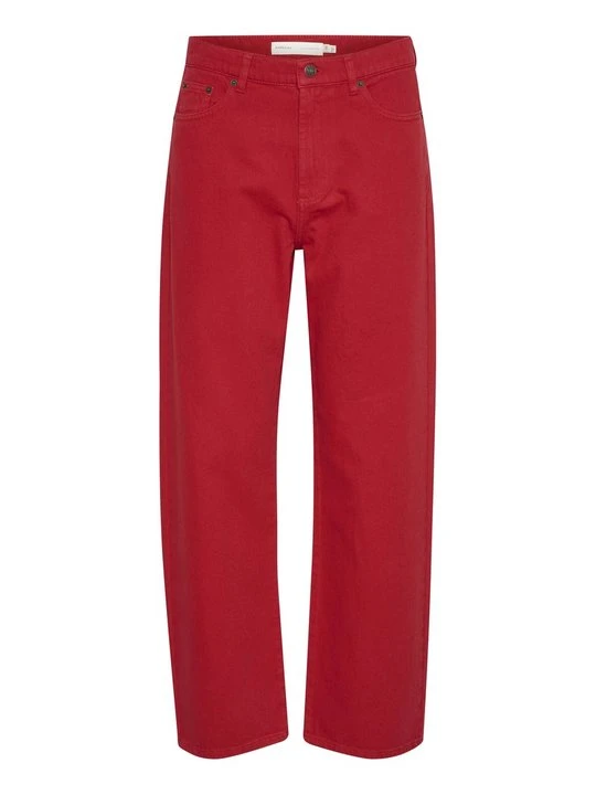 Zdjęcie produktu Jeansy Straight Leg InWear czerwony