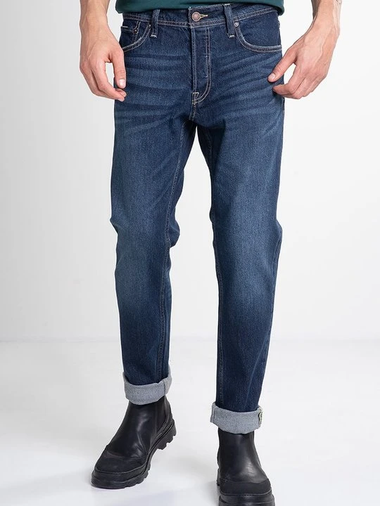 Zdjęcie produktu Jeansy Straight Leg Jack&Jones niebieski denim