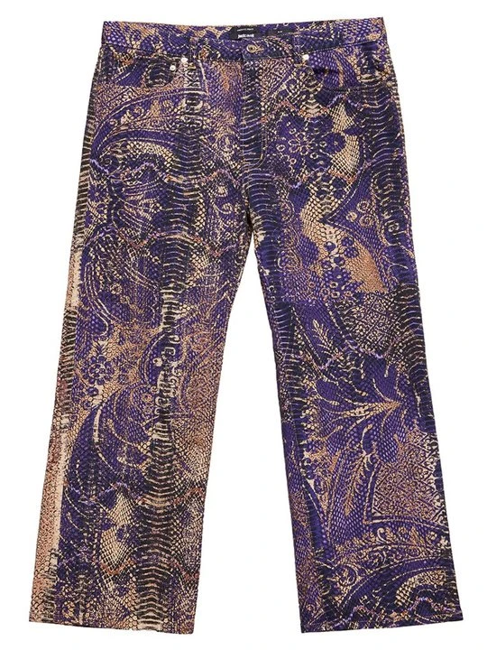 Zdjęcie produktu Jeansy Straight Leg Just Cavalli fioletowy