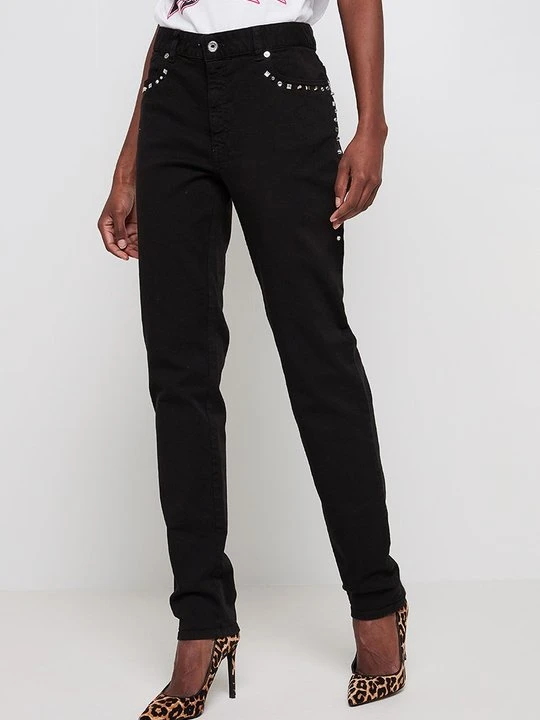 Zdjęcie produktu Jeansy Straight Leg Just Cavalli czarny