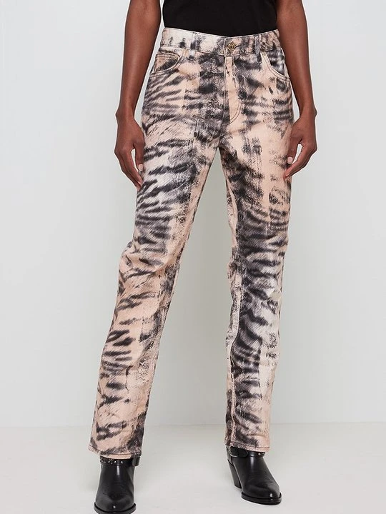 Zdjęcie produktu Jeansy Straight Leg Just Cavalli beżowy