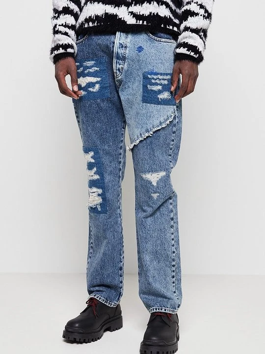 Zdjęcie produktu Jeansy Straight Leg Just Cavalli niebieski