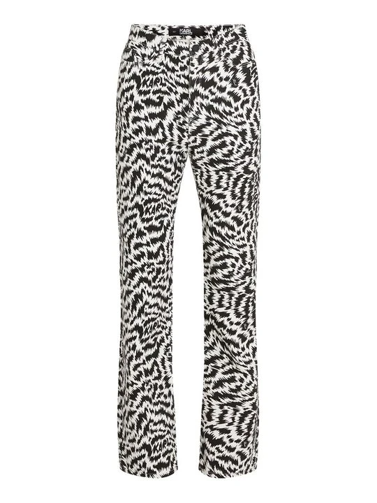 Zdjęcie produktu Jeansy Straight Leg KARL LAGERFELD czarny