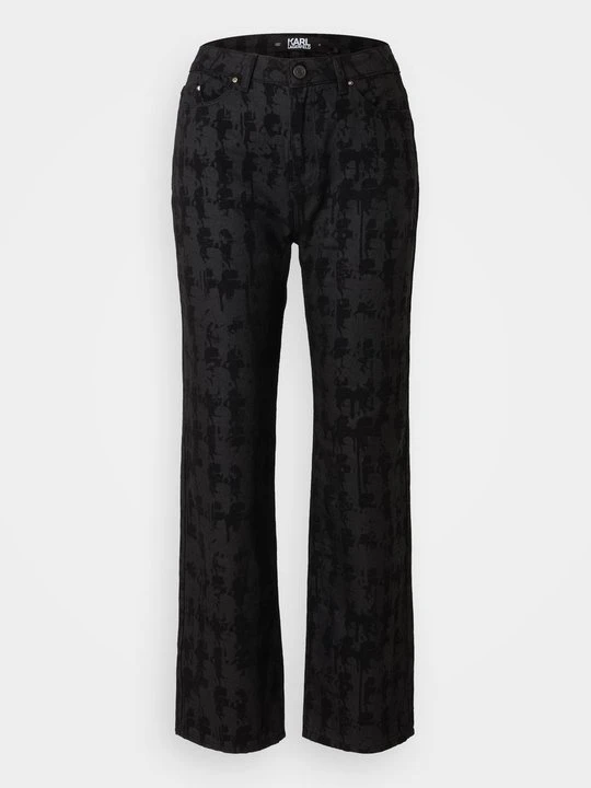 Zdjęcie produktu Jeansy Straight Leg KARL LAGERFELD czarny