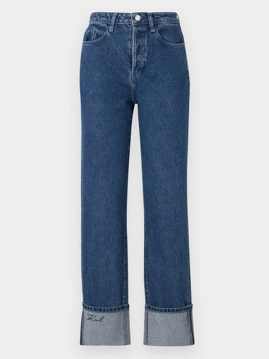 Zdjęcie produktu Jeansy Straight Leg KARL LAGERFELD niebieski