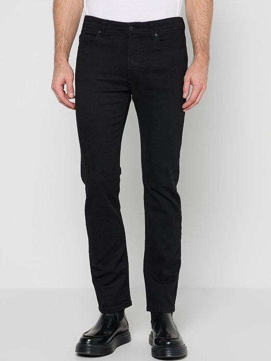 Zdjęcie produktu Jeansy Straight Leg KARL LAGERFELD czarny