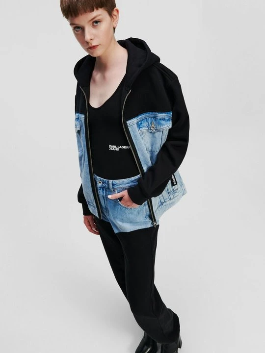 Zdjęcie produktu Jeansy Straight Leg KARL LAGERFELD jasnoniebieski denim