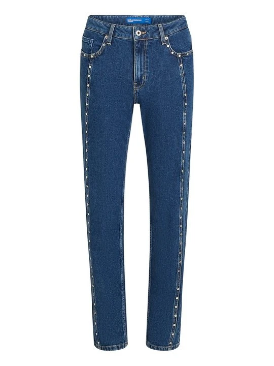 Zdjęcie produktu Jeansy Straight Leg KARL LAGERFELD niebieski denim