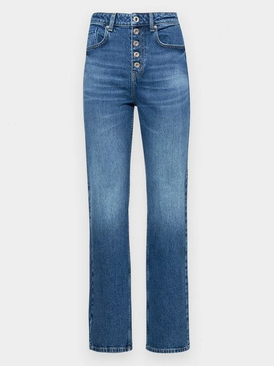 Zdjęcie produktu Jeansy Straight Leg KARL LAGERFELD niebieski denim