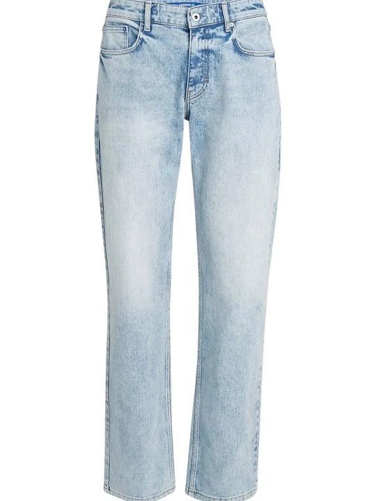Zdjęcie produktu Jeansy Straight Leg KARL LAGERFELD jasnoniebieski denim