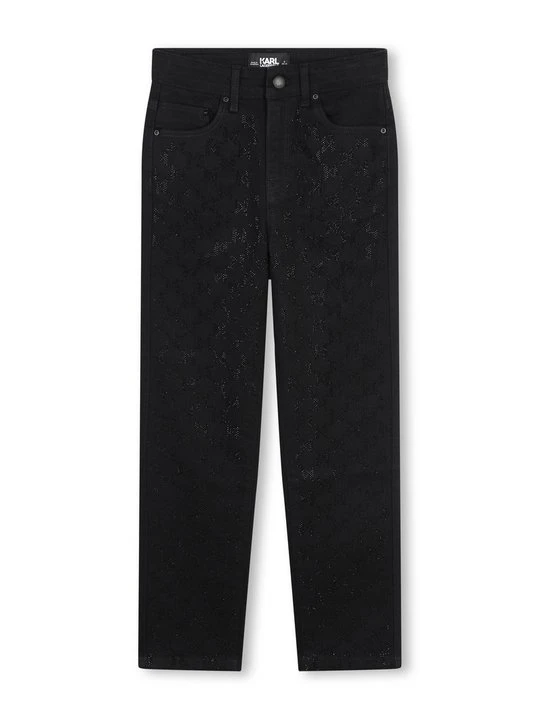 Zdjęcie produktu Jeansy Straight Leg KARL LAGERFELD czarny