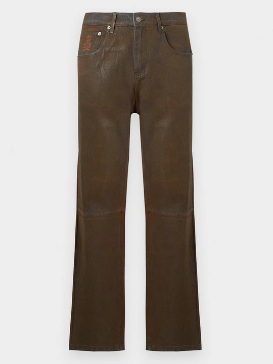 Zdjęcie produktu Jeansy Straight Leg Kidsuper brązowy