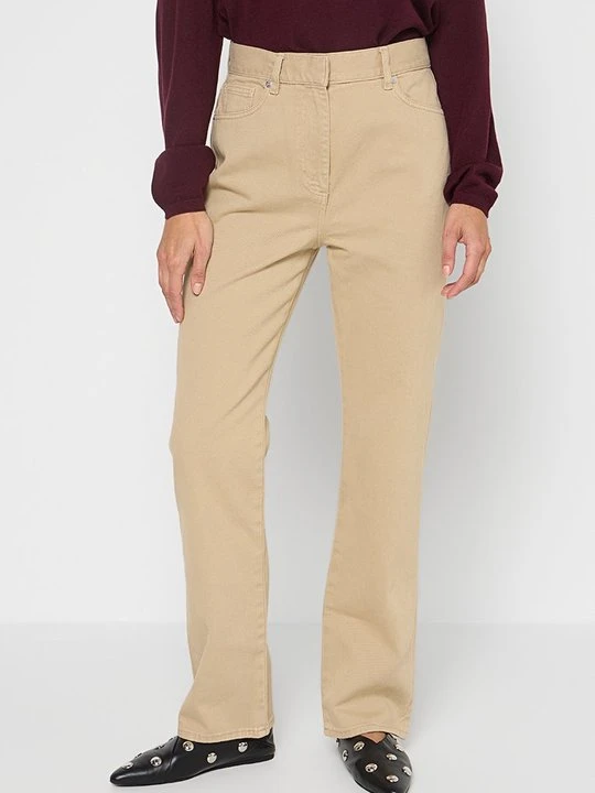 Zdjęcie produktu Jeansy Straight Leg Lacoste beżowy