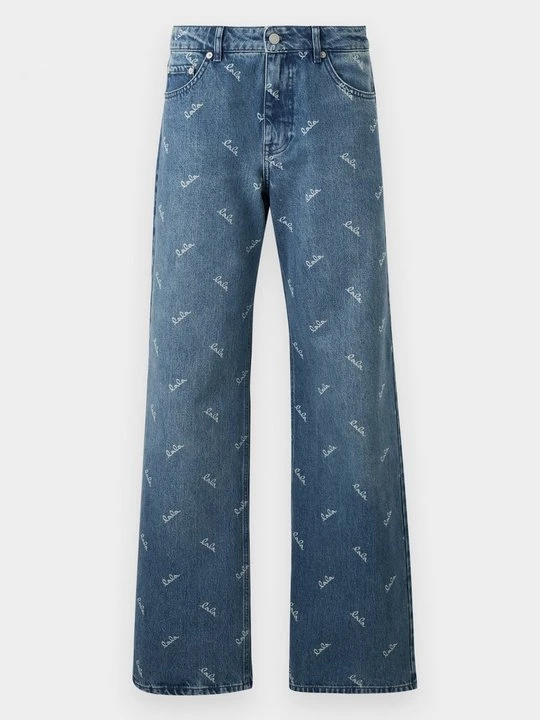 Zdjęcie produktu Jeansy Straight Leg lala Berlin niebieski denim