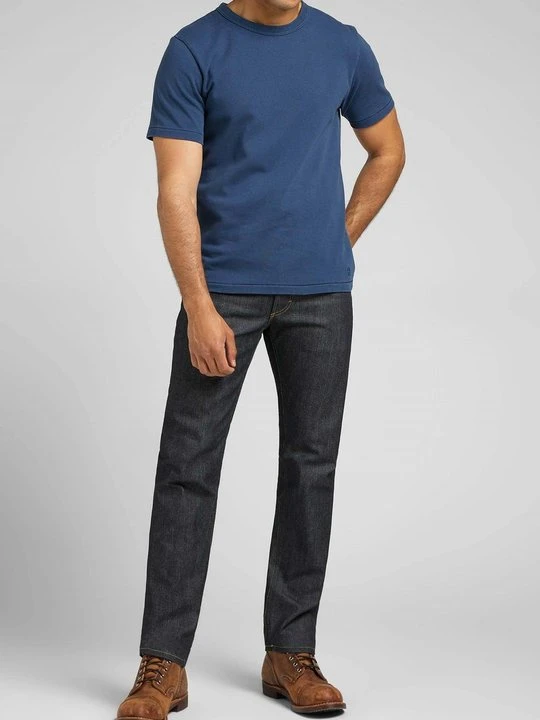 Zdjęcie produktu Jeansy Straight Leg Lee granatowy melanż