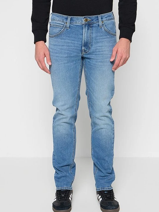 Zdjęcie produktu Jeansy Straight Leg Lee musztardowy