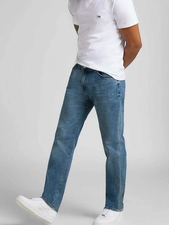 Zdjęcie produktu Jeansy Straight Leg Lee niebieski denim