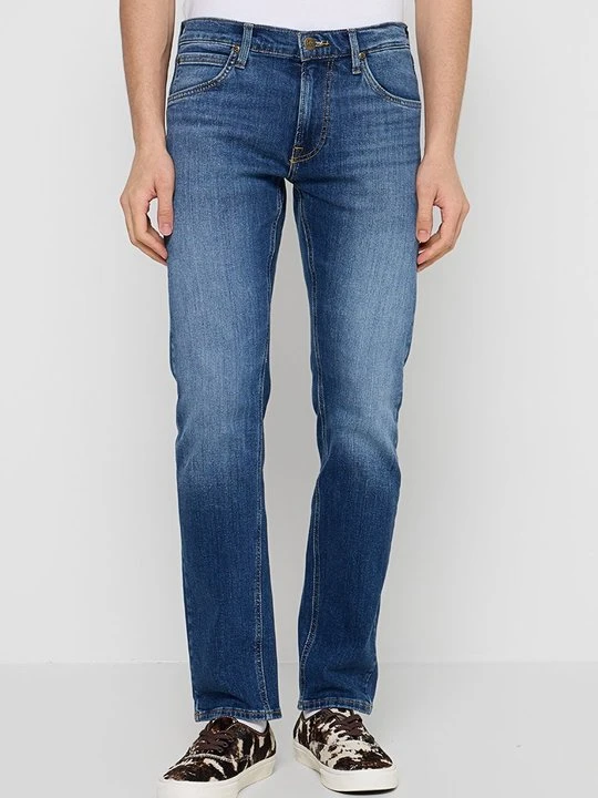 Zdjęcie produktu Jeansy Straight Leg Lee niebieski denim