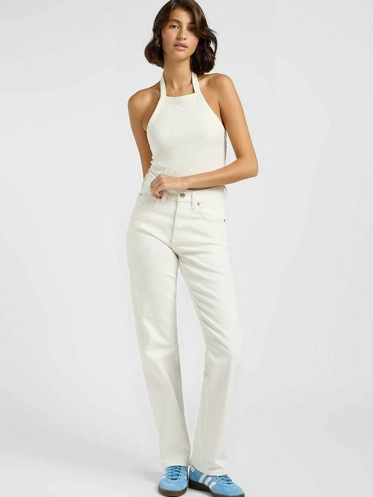 Zdjęcie produktu Jeansy Straight Leg Lee mleczny