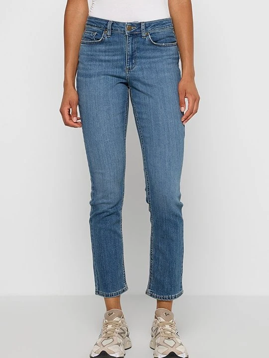Zdjęcie produktu Jeansy Straight Leg Lee granatowy melanż
