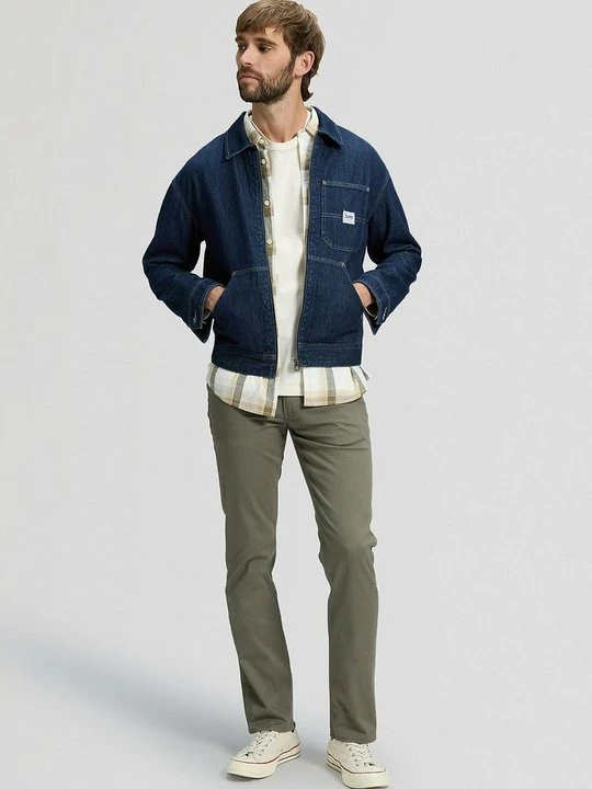 Zdjęcie produktu Jeansy Straight Leg Lee oliwkowy