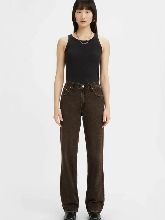 Zdjęcie produktu Jeansy Straight Leg Levi's brązowy melanż