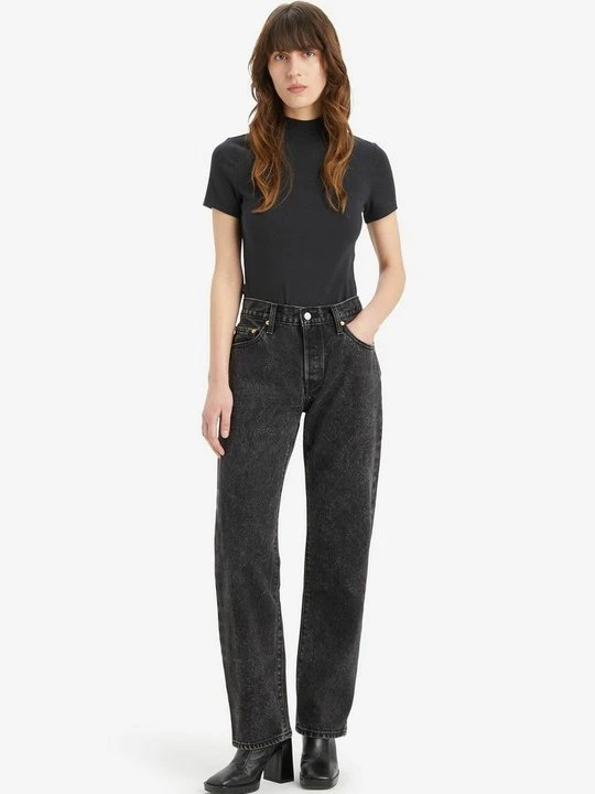 Zdjęcie produktu Jeansy Straight Leg Levi's czarny melanż