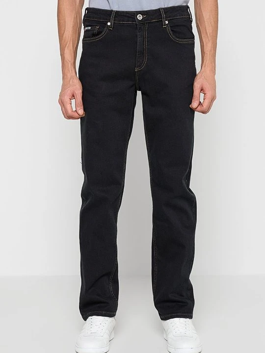 Zdjęcie produktu Jeansy Straight Leg lindbergh czarny