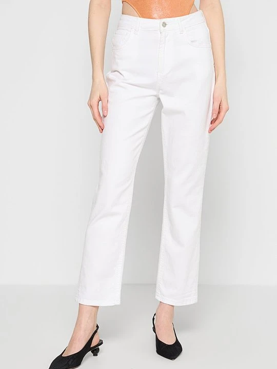 Zdjęcie produktu Jeansy Straight Leg Liu Jo biały