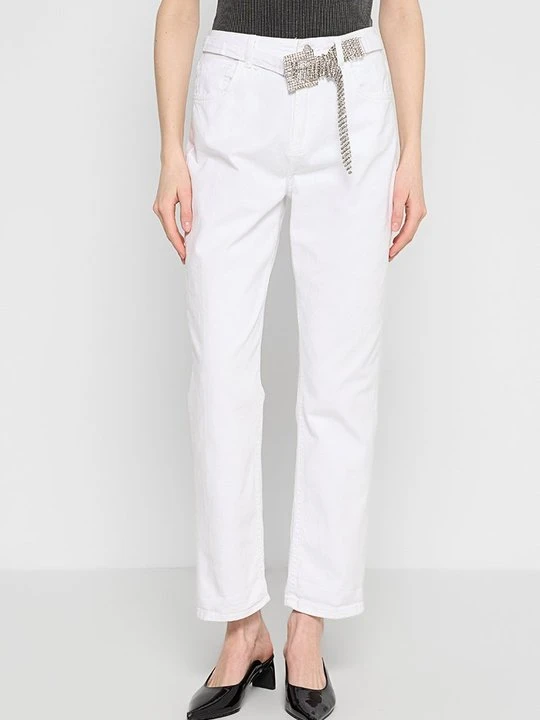 Zdjęcie produktu Jeansy Straight Leg Liu Jo biały
