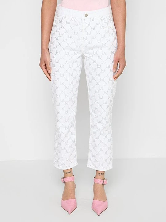 Zdjęcie produktu Jeansy Straight Leg Liu Jo biały