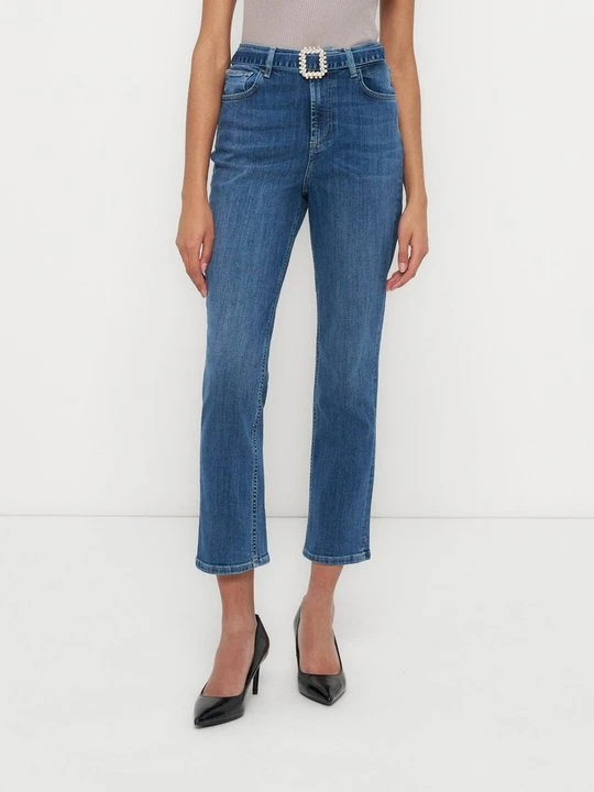 Zdjęcie produktu Jeansy Straight Leg Liu Jo niebieski