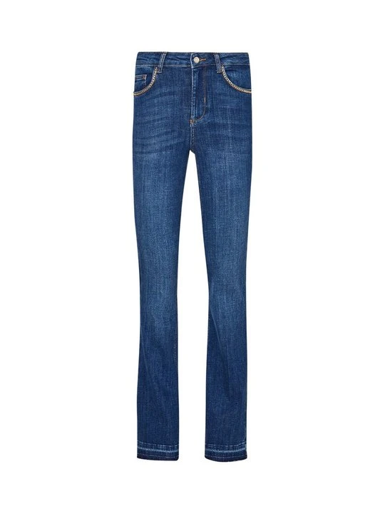 Zdjęcie produktu Jeansy Straight Leg Liu Jo niebieski denim