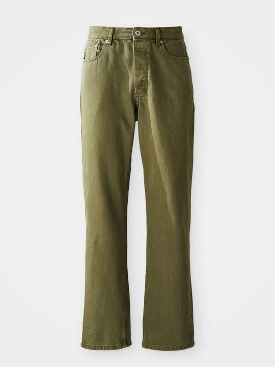 Zdjęcie produktu Jeansy Straight Leg Mads Nørgaard zieleń butelkowa