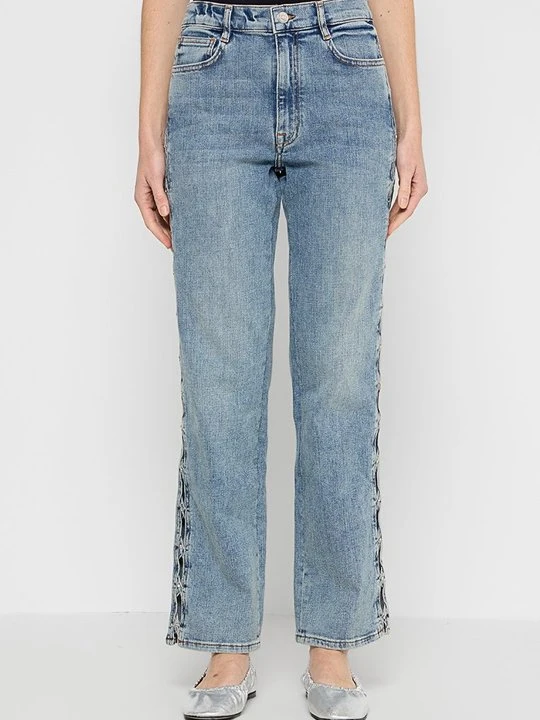 Zdjęcie produktu Jeansy Straight Leg Maje jasnoniebieski